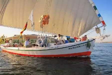 Felucca ride on the nile in luxor